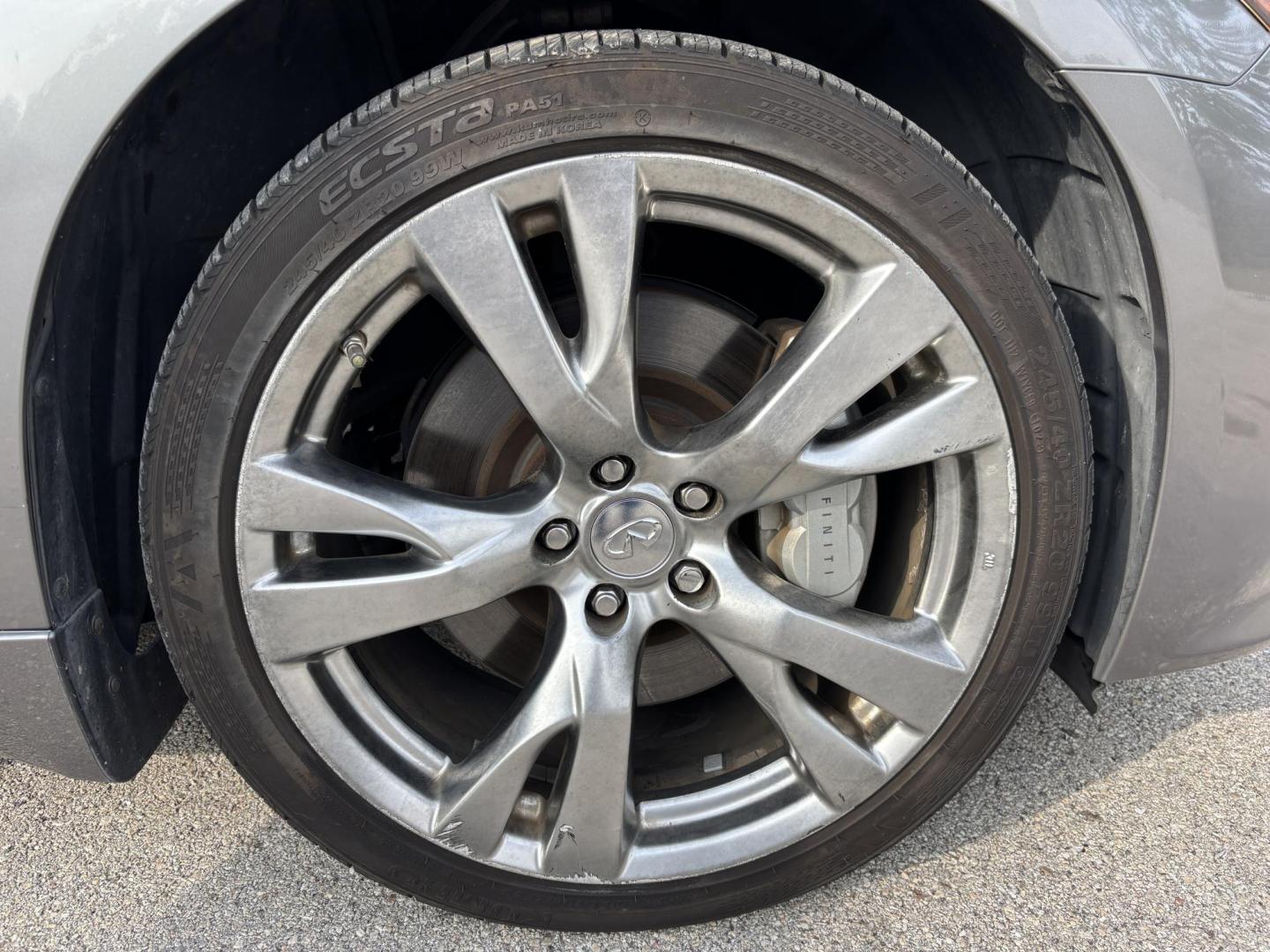 2012 GREY /Grey Leather INFINITI M37 (JN1BY1AP3CM) with an 3.7L engine, Automatic transmission, located at 11170 Summerlin Square Dr., Fort Myers Beach, FL, 33931, (239) 999-7777, 26.493546, -81.941628 - Photo#30