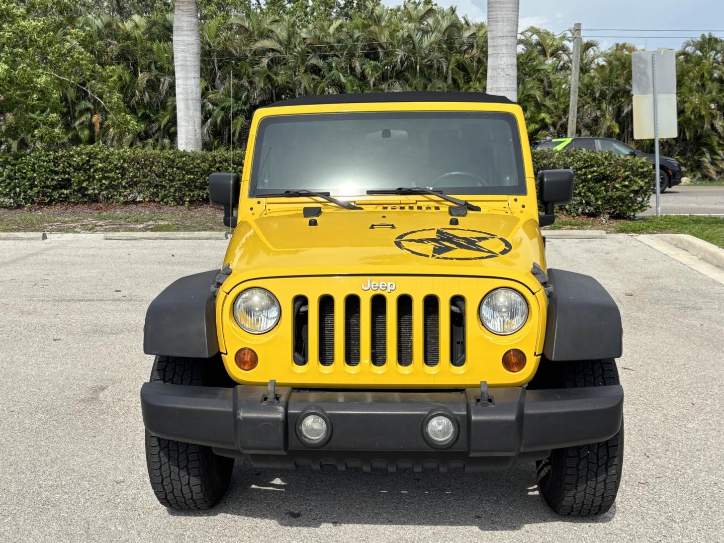 2008 YELLOW JEEP WRANGLER UNLIMI X (1J4GA39158L) with an 3.8L engine, 4-Speed Manual transmission, located at 11170 Summerlin Square Dr., Fort Myers Beach, FL, 33931, (239) 999-7777, 26.493546, -81.941628 - Manual Transmission New Cloth Top New Brakes New Rotors - Photo#1