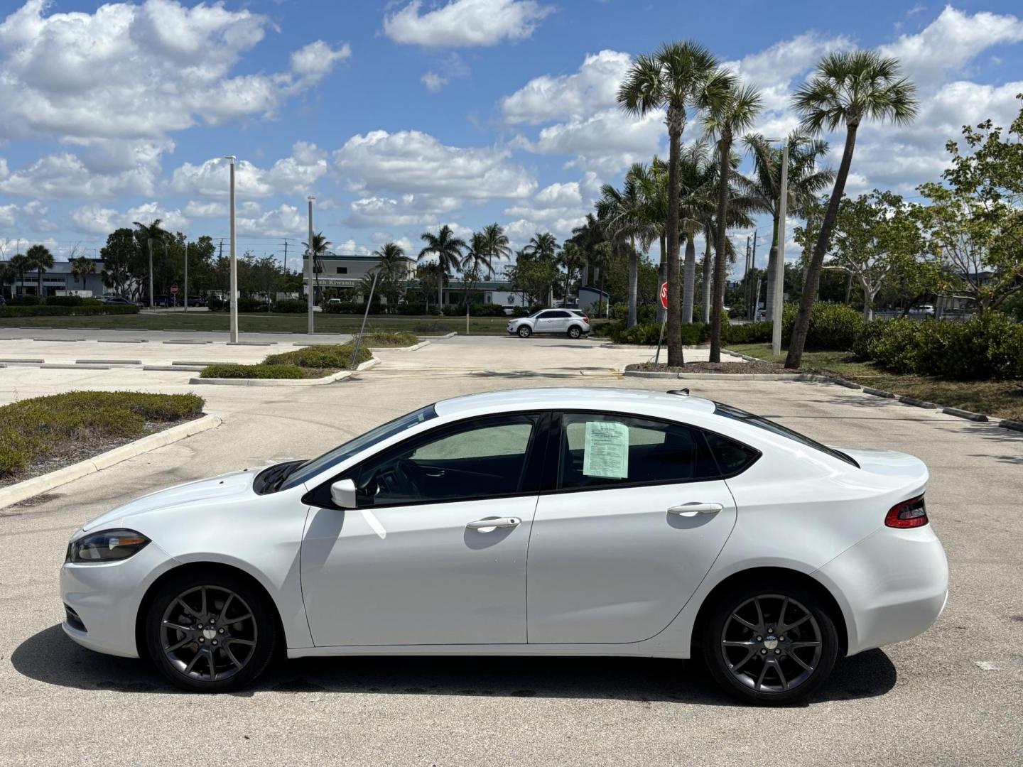 2016 WHITE /BLACK Dodge Dart SE (1C3CDFAAXGD) with an 2.0L L4 DOHC 16V TURBO engine, located at 11170 Summerlin Square Dr., Fort Myers Beach, FL, 33931, (239) 999-7777, 26.493546, -81.941628 - 1 Owner No Damage No Accident Carfax - Photo#7
