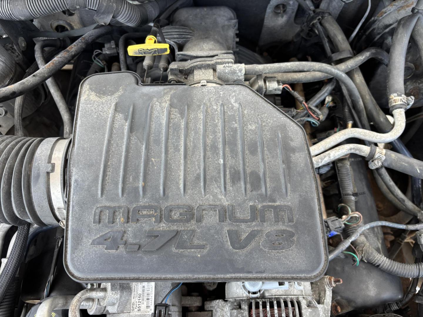 2004 GRAY Dodge Dakota SLT Plus Quad Cab 2WD (1D7HL48N54S) with an 4.7L V8 SOHC 16V engine, AUTOMATIC transmission, located at 11170 Summerlin Square Dr., Fort Myers Beach, FL, 33931, (239) 999-7777, 26.493546, -81.941628 - Photo#27