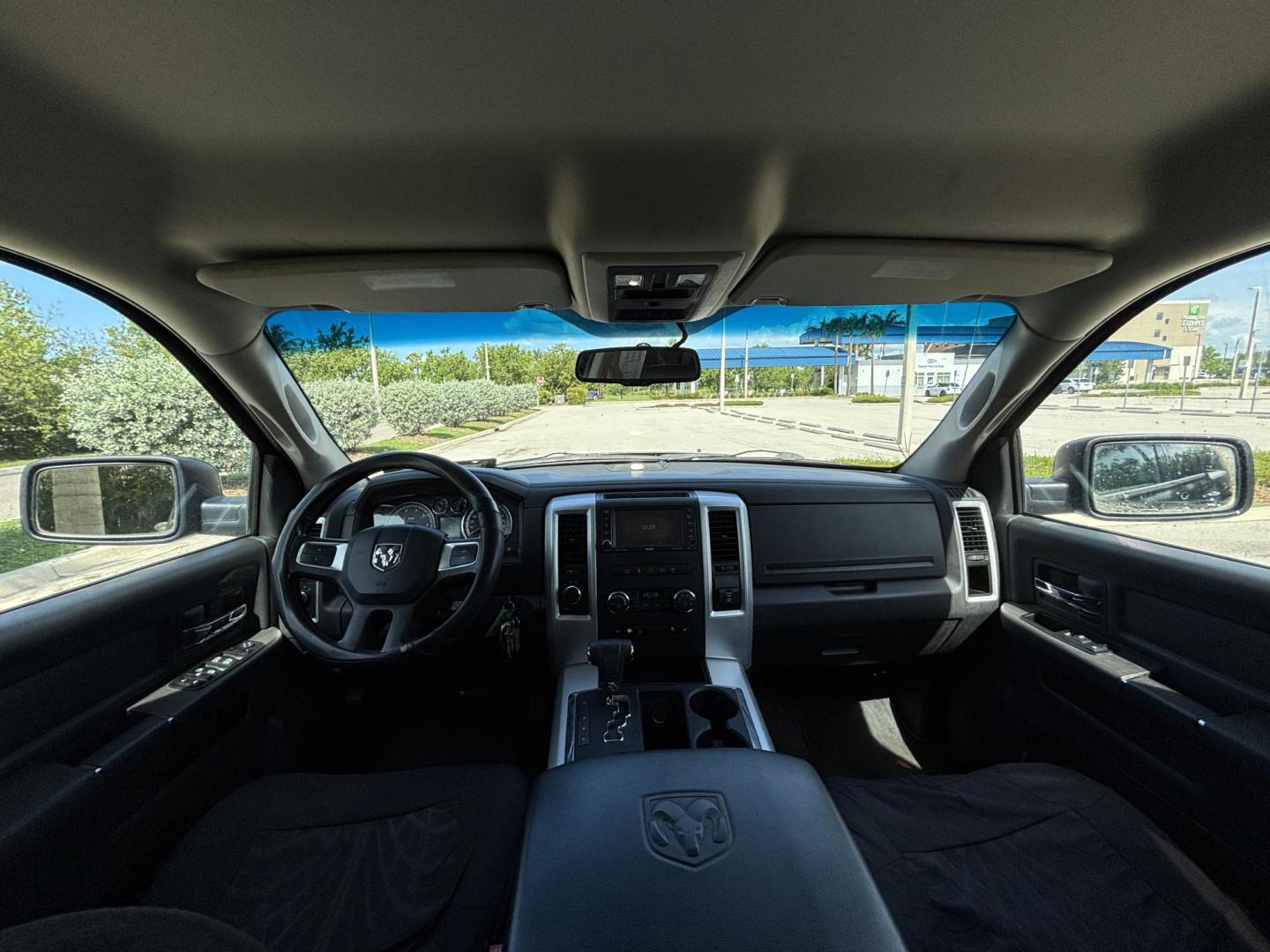 2010 BLACK Dodge Ram 1500 Laramie Crew Cab 4WD (1D7RV1CT7AS) with an 5.7L V8 OHV 16V engine, 5-Speed Automatic transmission, located at 11170 Summerlin Square Dr., Fort Myers Beach, FL, 33931, (239) 999-7777, 26.493546, -81.941628 - Photo#8