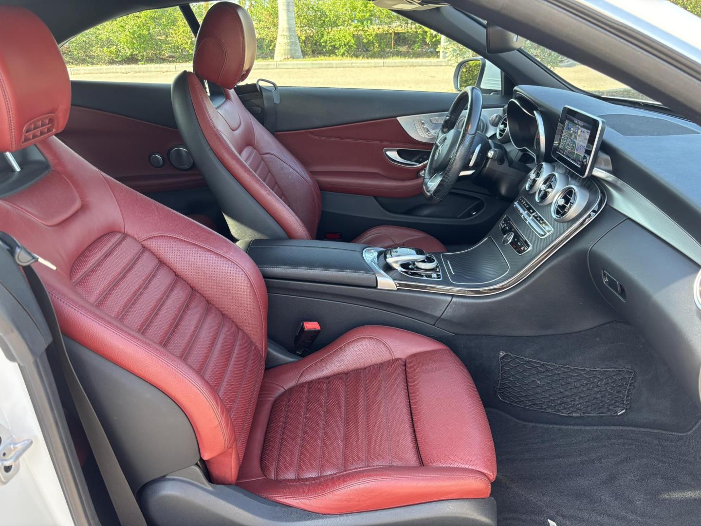 2018 WHITE /CRANBERRY RED Mercedes-Benz C-Class C300 Coupe (WDDWK4JB3JF) with an 2.0L L4 DOHC 16V TURBO engine, 7A transmission, located at 11170 Summerlin Square Dr., Fort Myers Beach, FL, 33931, (239) 999-7777, 26.493546, -81.941628 - Photo#18