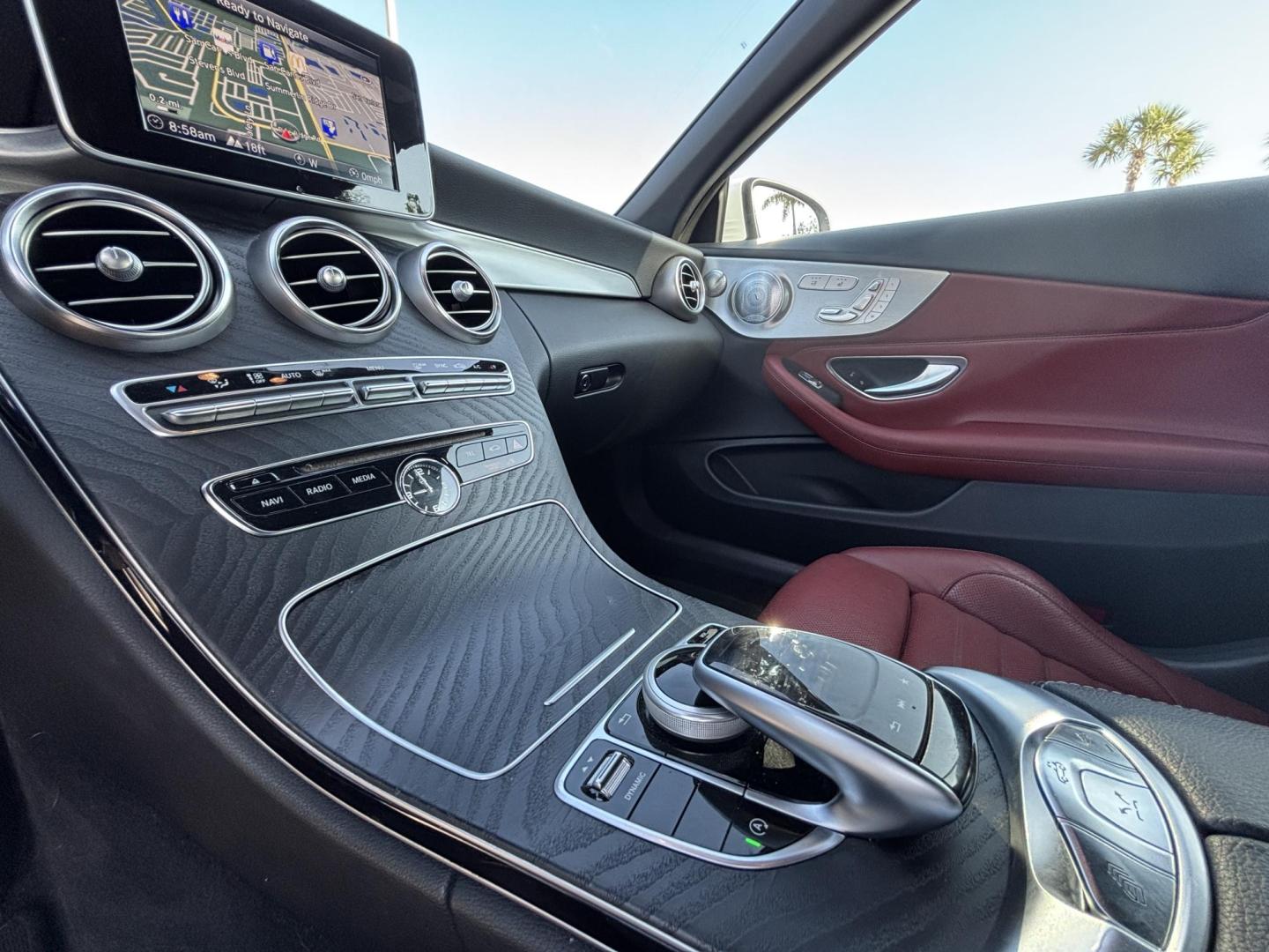 2018 WHITE /CRANBERRY RED Mercedes-Benz C-Class C300 Coupe (WDDWK4JB3JF) with an 2.0L L4 DOHC 16V TURBO engine, 7A transmission, located at 11170 Summerlin Square Dr., Fort Myers Beach, FL, 33931, (239) 999-7777, 26.493546, -81.941628 - Photo#28