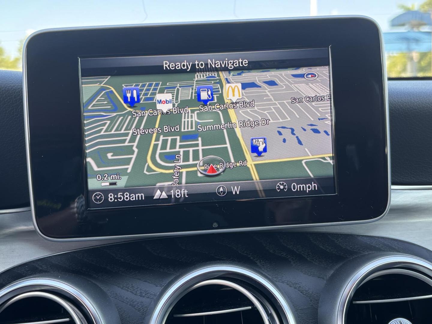 2018 WHITE /CRANBERRY RED Mercedes-Benz C-Class C300 Coupe (WDDWK4JB3JF) with an 2.0L L4 DOHC 16V TURBO engine, 7A transmission, located at 11170 Summerlin Square Dr., Fort Myers Beach, FL, 33931, (239) 999-7777, 26.493546, -81.941628 - Photo#34