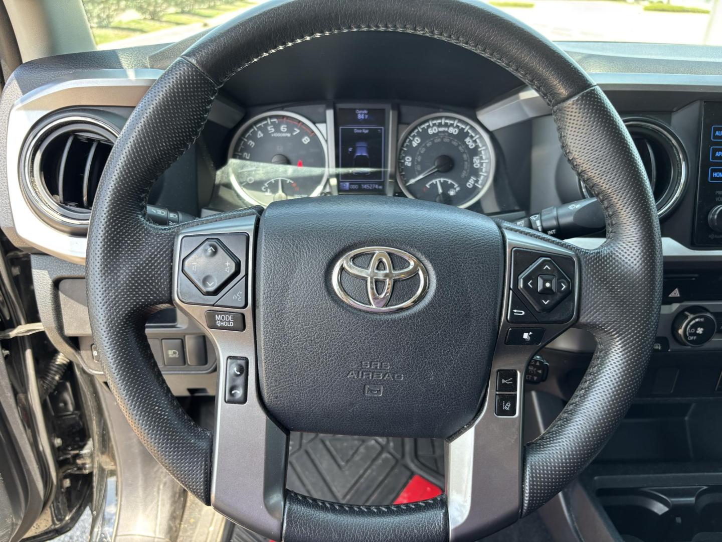 2019 BLACK Toyota Tacoma SR5 Double Cab Long Bed I4 6AT 2WD (5TFAX5GN5KX) with an 2.7L L4 DOHC 16V engine, 6A transmission, located at 11170 Summerlin Square Dr., Fort Myers Beach, FL, 33931, (239) 999-7777, 26.493546, -81.941628 - Photo#13