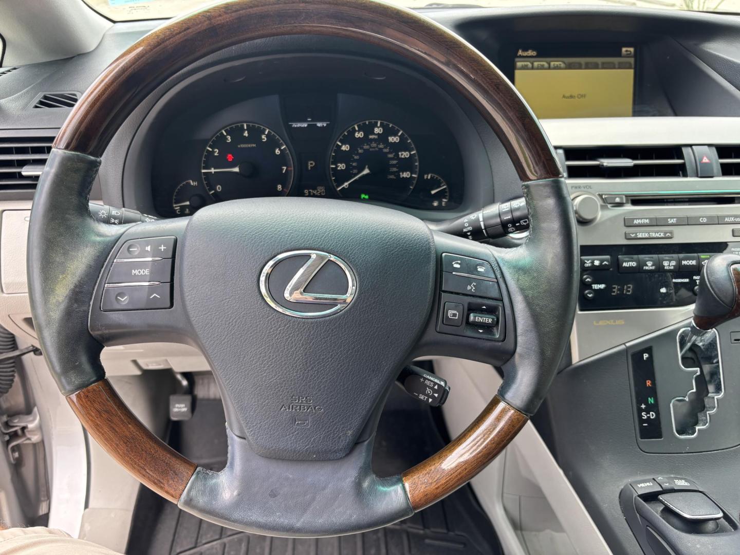 2010 SILVER /OYSTER Lexus RX 350 AWD (2T2BK1BA6AC) with an 3.5L V6 DOHC 24V engine, 5-Speed Automatic transmission, located at 11170 Summerlin Square Dr., Fort Myers Beach, FL, 33931, (239) 999-7777, 26.493546, -81.941628 - Carfax 2 Owner Maintenance inspection completed Drain plug gasket replaced Fluids checked Maintenance reminder reset Oil and filter changed Steering/suspension lubricated Tire condition and pressure checked - Photo#16