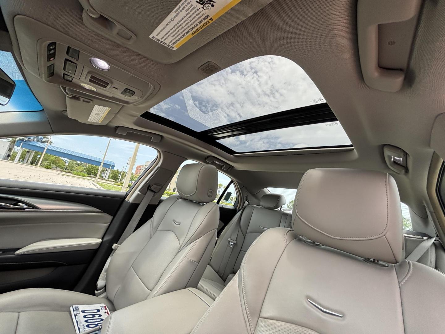 2017 SILVER /SHALE Cadillac CTS 2.0L Turbo Luxury RWD (1G6AR5SX4H0) with an 2.0L L4 DOHC 24V TURBO engine, 6A transmission, located at 11170 Summerlin Square Dr., Fort Myers Beach, FL, 33931, (239) 999-7777, 26.493546, -81.941628 - Carfax 1 Owner No Damage No Accidents Local Florida Owned Vehicle - Photo#9