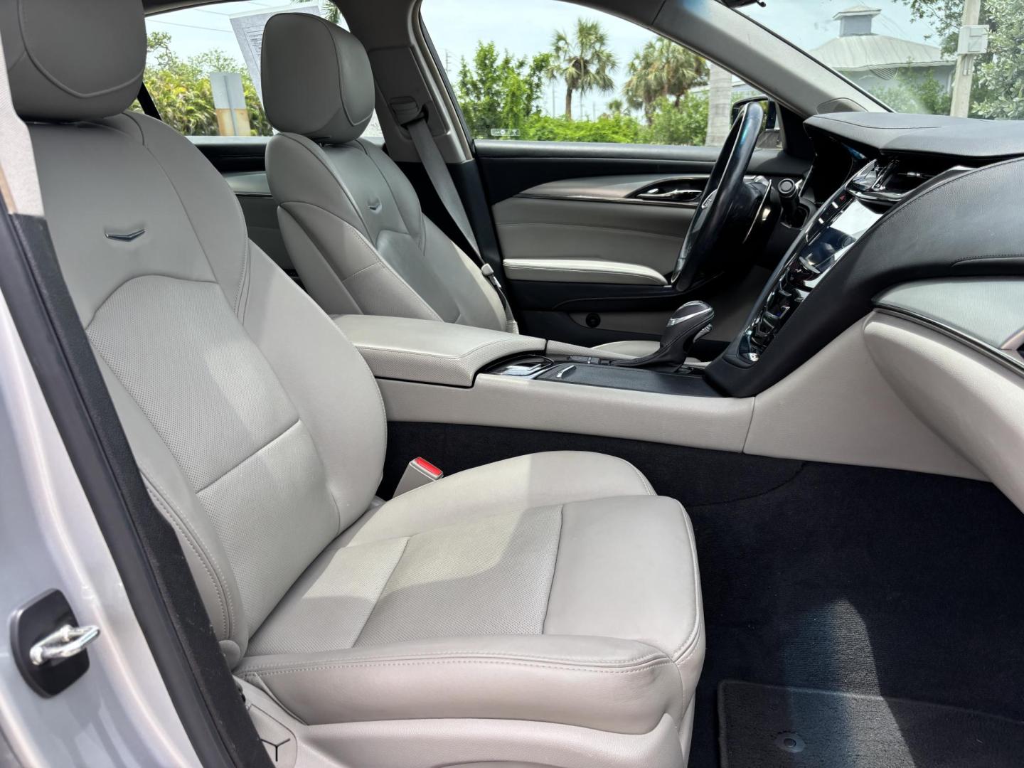 2017 SILVER /SHALE Cadillac CTS 2.0L Turbo Luxury RWD (1G6AR5SX4H0) with an 2.0L L4 DOHC 24V TURBO engine, 6A transmission, located at 11170 Summerlin Square Dr., Fort Myers Beach, FL, 33931, (239) 999-7777, 26.493546, -81.941628 - Carfax 1 Owner No Damage No Accidents Local Florida Owned Vehicle - Photo#15