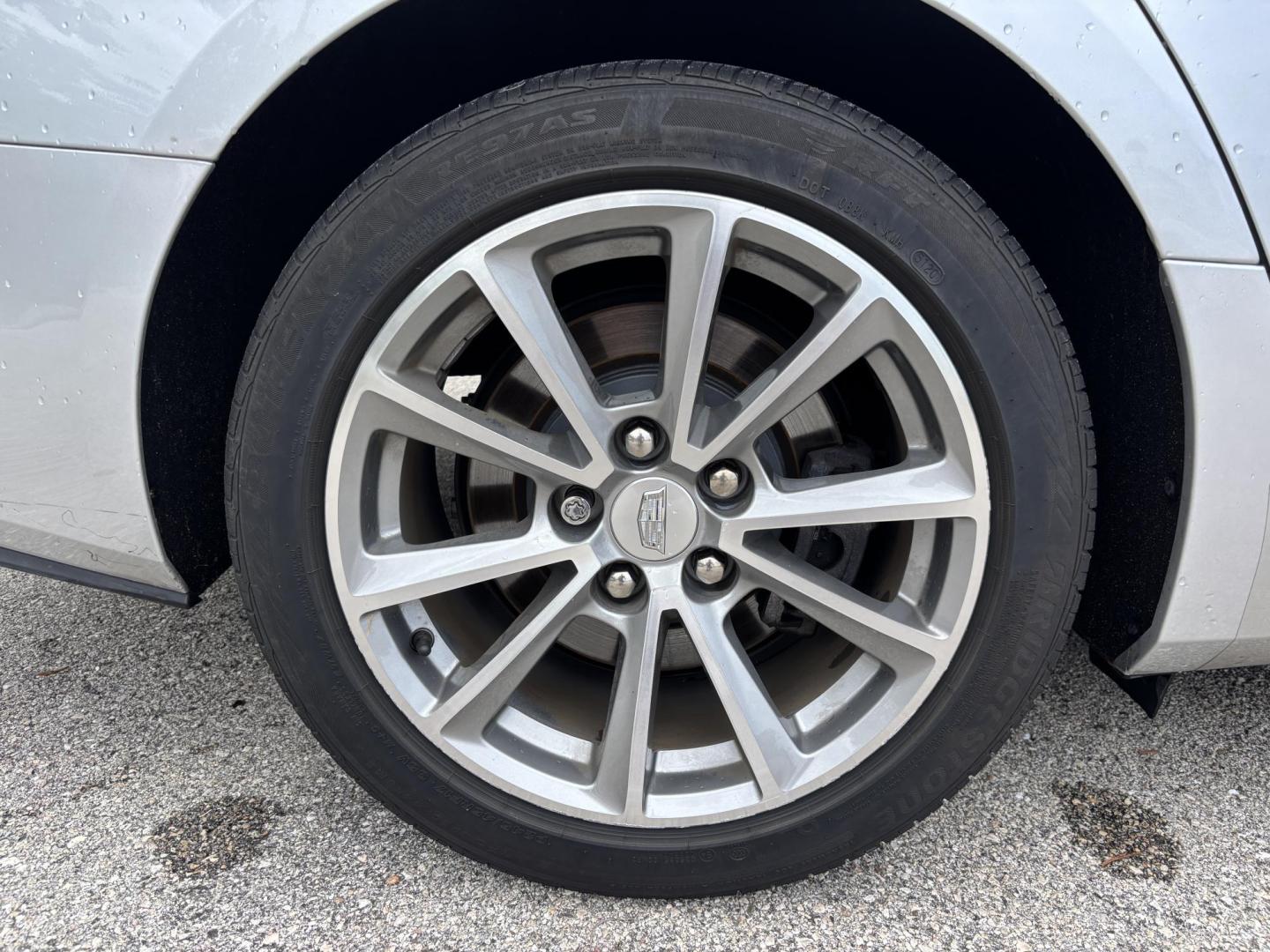 2017 SILVER /SHALE Cadillac CTS 2.0L Turbo Luxury RWD (1G6AR5SX4H0) with an 2.0L L4 DOHC 24V TURBO engine, 6A transmission, located at 11170 Summerlin Square Dr., Fort Myers Beach, FL, 33931, (239) 999-7777, 26.493546, -81.941628 - Carfax 1 Owner No Damage No Accidents Local Florida Owned Vehicle - Photo#55