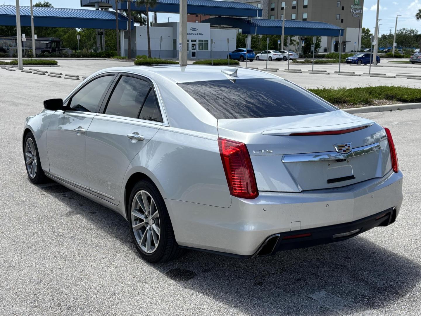 2017 SILVER /SHALE Cadillac CTS 2.0L Turbo Luxury RWD (1G6AR5SX4H0) with an 2.0L L4 DOHC 24V TURBO engine, 6A transmission, located at 11170 Summerlin Square Dr., Fort Myers Beach, FL, 33931, (239) 999-7777, 26.493546, -81.941628 - Carfax 1 Owner No Damage No Accidents Local Florida Owned Vehicle - Photo#6
