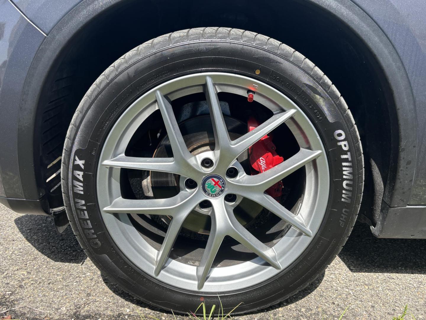 2018 GRAY Alfa Romeo Stelvio Ti Sport (ZASFAKNNXJ7) with an 2.0L L4 DOHC 16V engine, 8A transmission, located at 11170 Summerlin Square Dr., Fort Myers Beach, FL, 33931, (239) 999-7777, 26.493546, -81.941628 - Carfax No Accident No Damage Prior Certified Pre Owned 2018 Alfa Romeo Stelvio Ti Sport - Photo#16