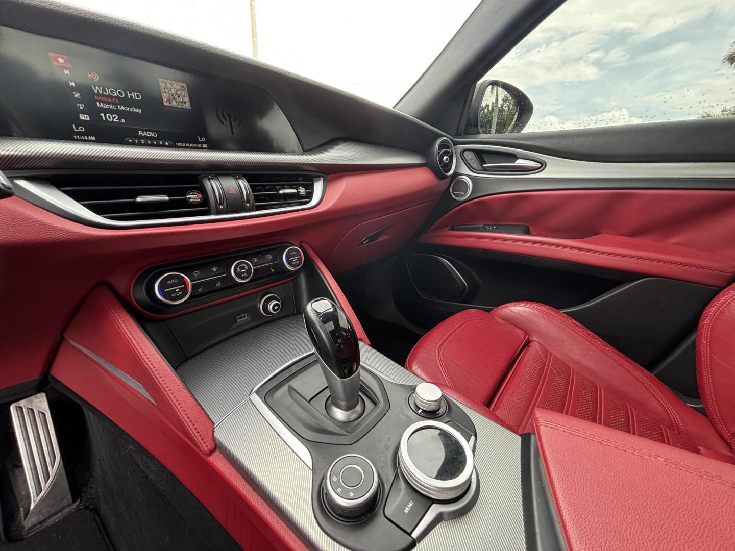 2018 GRAY Alfa Romeo Stelvio Ti Sport (ZASFAKNNXJ7) with an 2.0L L4 DOHC 16V engine, 8A transmission, located at 11170 Summerlin Square Dr., Fort Myers Beach, FL, 33931, (239) 999-7777, 26.493546, -81.941628 - Carfax No Accident No Damage Prior Certified Pre Owned 2018 Alfa Romeo Stelvio Ti Sport - Photo#10