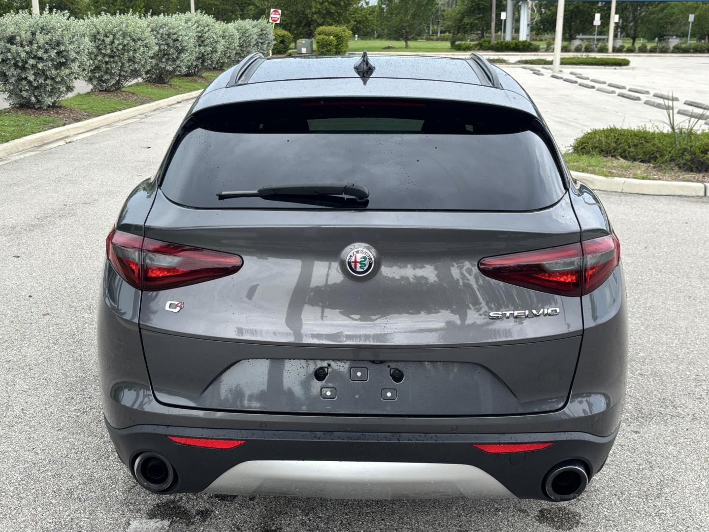 2018 GRAY Alfa Romeo Stelvio Ti Sport (ZASFAKNNXJ7) with an 2.0L L4 DOHC 16V engine, 8A transmission, located at 11170 Summerlin Square Dr., Fort Myers Beach, FL, 33931, (239) 999-7777, 26.493546, -81.941628 - Carfax No Accident No Damage Prior Certified Pre Owned 2018 Alfa Romeo Stelvio Ti Sport - Photo#5
