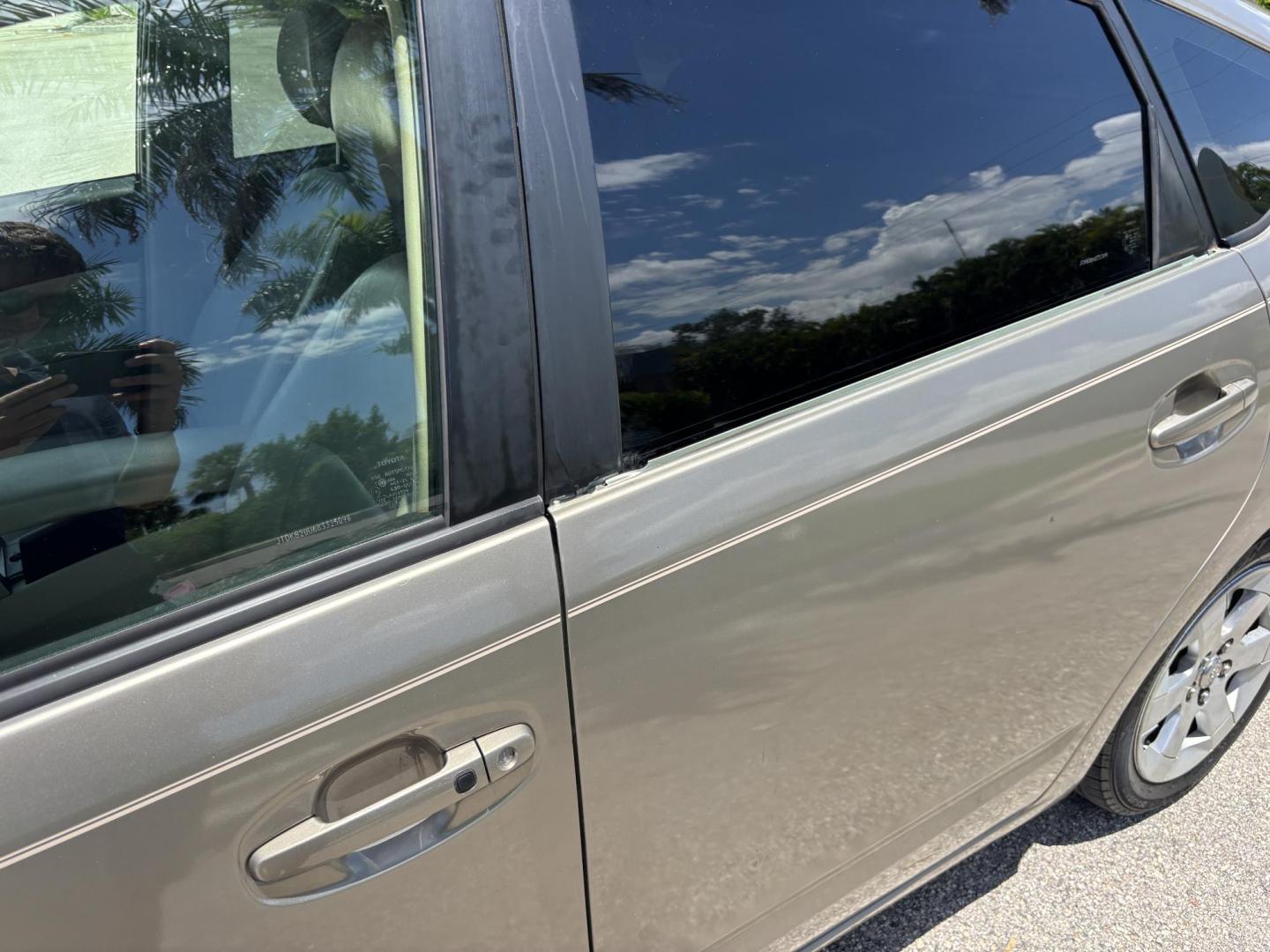 2008 GOLD /BEIGE Toyota Prius 4-Door Liftback (JTDKB20U683) with an 1.5L L4 DOHC 16V HYBRID engine, Automatic CVT Overdrive transmission, located at 11170 Summerlin Square Dr., Fort Myers Beach, FL, 33931, (239) 999-7777, 26.493546, -81.941628 - BRANDED TITLE Mileage Discrepancy (Last Reported Mileage 132,740) Carfax Available On Request (Photos Of Carfax In Listing At End) - Photo#32