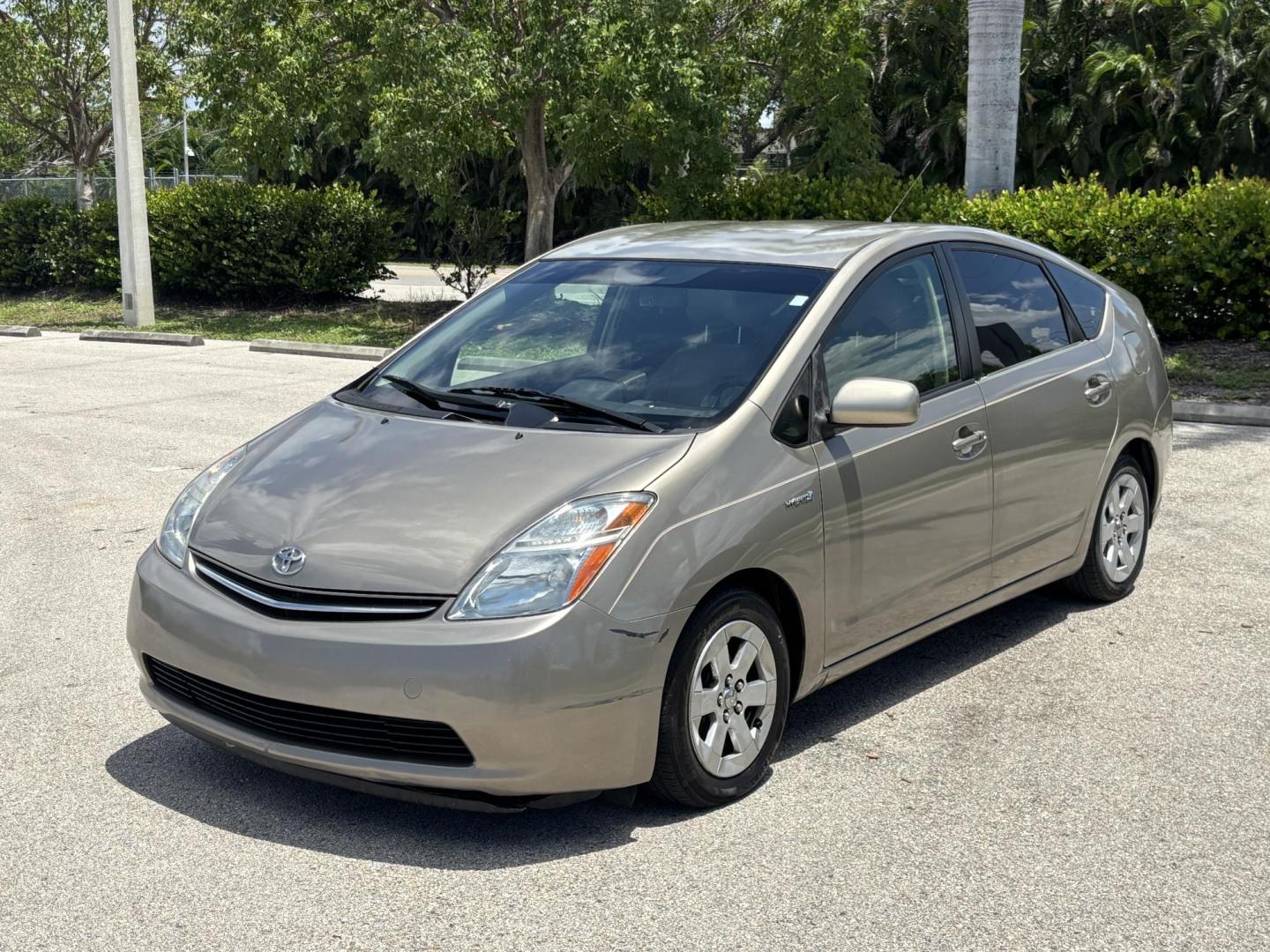 2008 GOLD /BEIGE Toyota Prius 4-Door Liftback (JTDKB20U683) with an 1.5L L4 DOHC 16V HYBRID engine, Automatic CVT Overdrive transmission, located at 11170 Summerlin Square Dr., Fort Myers Beach, FL, 33931, (239) 999-7777, 26.493546, -81.941628 - BRANDED TITLE Mileage Discrepancy (Last Reported Mileage 132,740) Carfax Available On Request (Photos Of Carfax In Listing At End) - Photo#0